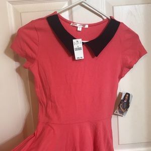 Doll liked dress with unique neckline